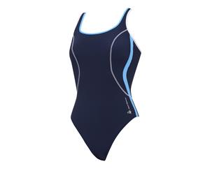 Aqua Sphere Ladies/Womens Ursula Swimming Costume / Swimsuit (NAVY/BLUE) - AS255