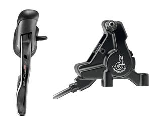 Campagnolo Record Disc 12 Speed Ergopower Shifter + Caliper - 140mm Mount - Left/Rear