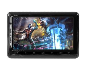 Elinz 9" Digital TFT LCD Active Car Slim Headrest DVD Player Full HD 1080P Games USB/SD Sharing Black