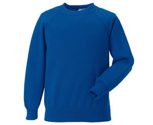 Jerzees Schoolgear Childrens Raglan Sleeve Sweatshirt (Bright Royal) - BC587