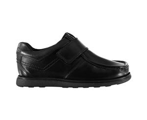 Kangol Kids Junior Boys Waltham Vel Casual Shoes Hook And Loop Fastening - Black