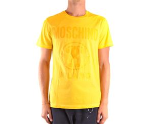 Moschino Men's T-Shirt In Yellow