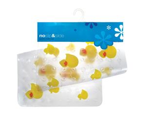 Duck PVC Kids Safety Bath Mat with Suction Cups by Star + Rose 77cm x 36cm