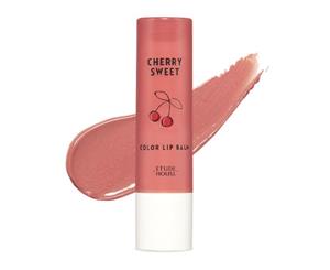 Etude House Cherry Sweet Color Lip Balm #BE101 4g Moisture Hydrating Vivid