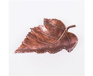 MAPLE Small 24cm Long Decorative Leaf - Antique Copper