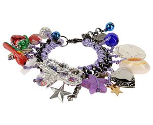 Venessa Arizaga Charm Bracelet - Light Purple
