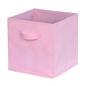 Flexi Storage Clever Cube 330 x 330 x 370mm Insert With Handle - Pale Pink