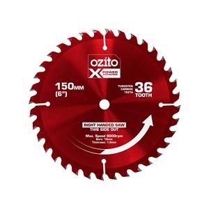 Ozito Power X Change 150mm 36 Tooth Circular Saw Blade