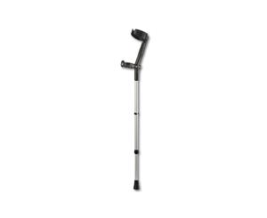 Rebotec Safe-In-Soft  Forearm Crutches with Cuff & Hinge - Black