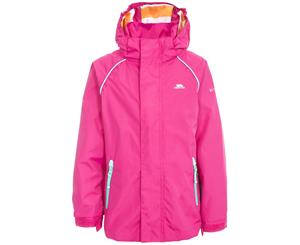 Trespass Childrens Girls Lunaria Waterproof Jacket (Pink Lady) - TP3993