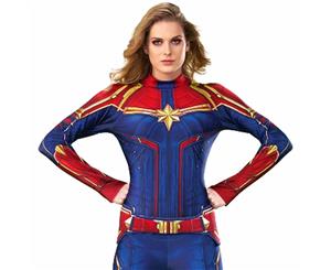 Captain Marvel Deluxe Hero Suit Costume - Adult