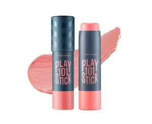 Etude House Play 101 Stick Multi Color Stick #12 Coral Peach 7.5G Blush Blendable Cream Type