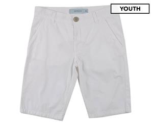 Siviglia Boys' Bermuda Shorts - White