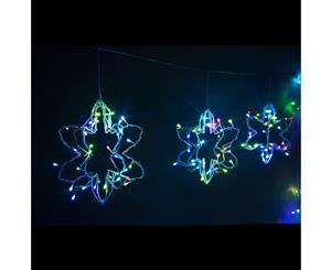 String Light with 6pcs Snowflakes - 3D Foldable - RGB LED - SYNC