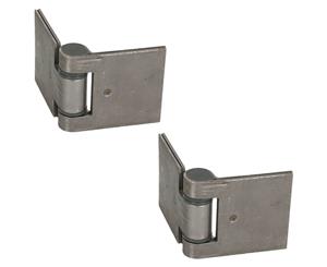 AB Tools 2 Pack Large Steel Butt Hinge Extra Heavy Duty Industrial Quality 76x157mm