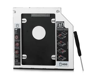 Apple Macbook Pro/Unibody 13" 15" 17" Hard Drive Caddy Optical Bay 2nd HDD/SSD SATA Replaces DVD-D 9.5mm