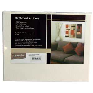 Renoir Wide Profile Stretched Canvas - 203mm x 254mm