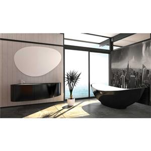 Bellessi 445 x 1200 x 4mm Motiv Polymer Bathroom Panel - Skyline