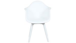 Floret Outdoor Dining Chair - White