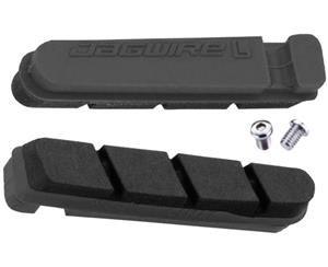 Jagwire Road Pro S Inserts Replacement Brake Pads SRAM/Shimano Black