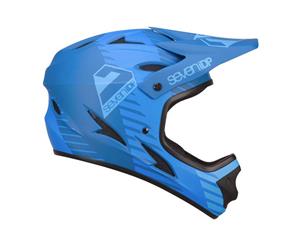 Seven 7iDP M1 MTB Bike Helmet Tactic Navy/Mid/Light Blue
