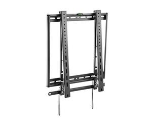 Brateck LPV01-64F 45-70" Portrait Screen Wall Mount Bracket. Triple anit-theft design. Kickstand for cable management and maintainance. Max VESA 465