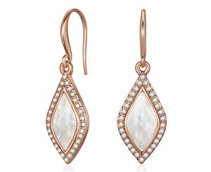 Mestige Carissa Earrings w/ Swarovski Crystals - Rose Gold