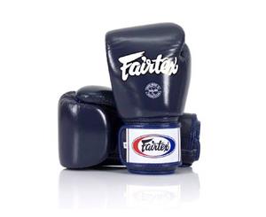 FAIRTEX-BGV1 Boxing Gloves Muay Thai MMA Sparring &quotTight Fit" - Blue