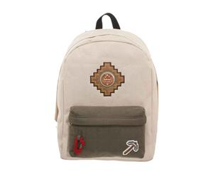 Minecraft Backpack Bag Explorer Patches Logo Official Gamer - Cream