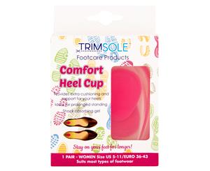 2 x Trimsole Women's Comfort Heel Cup